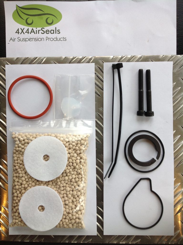 Audi A4 / A6 / C5 / Q7 Air Suspension Compressor Piston Seal + Dryer Filtration Repair Kit